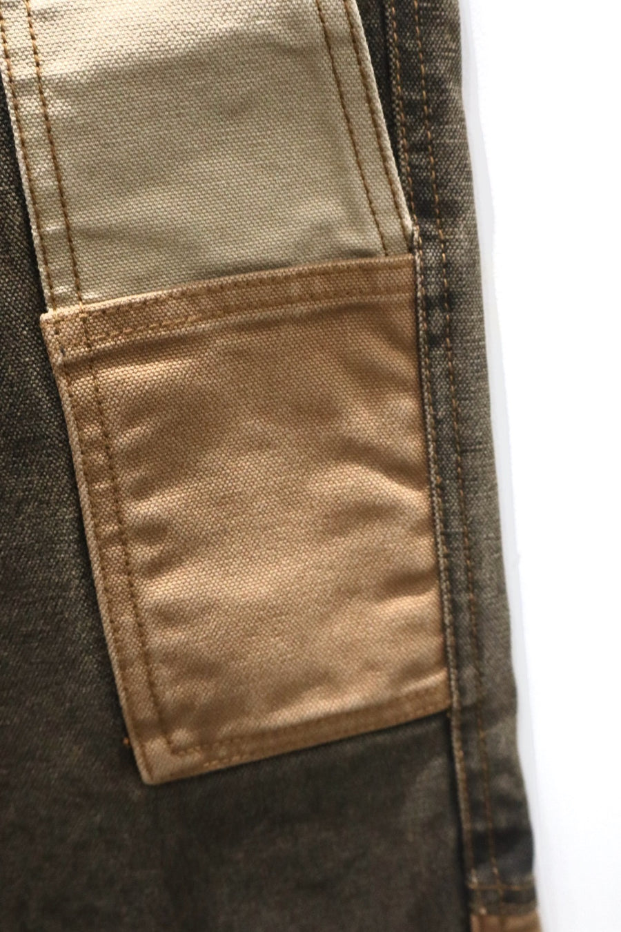 ANDERSSON BELL  PATCHWORK CARPENTER WIDE-LEG JEANS