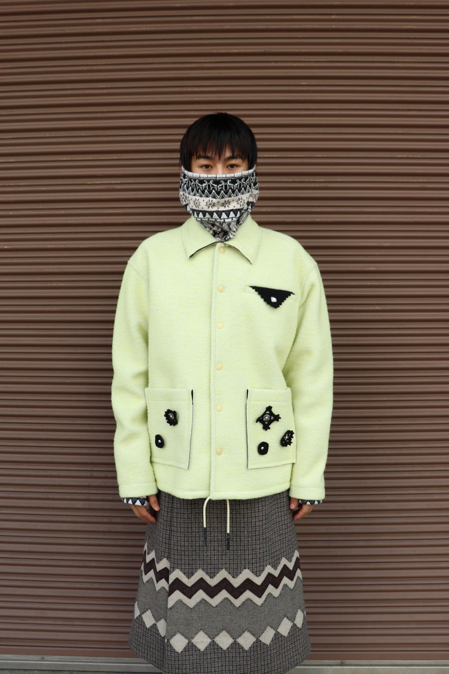 TOGA VIRILIS  Boa blouson(YELLOW)