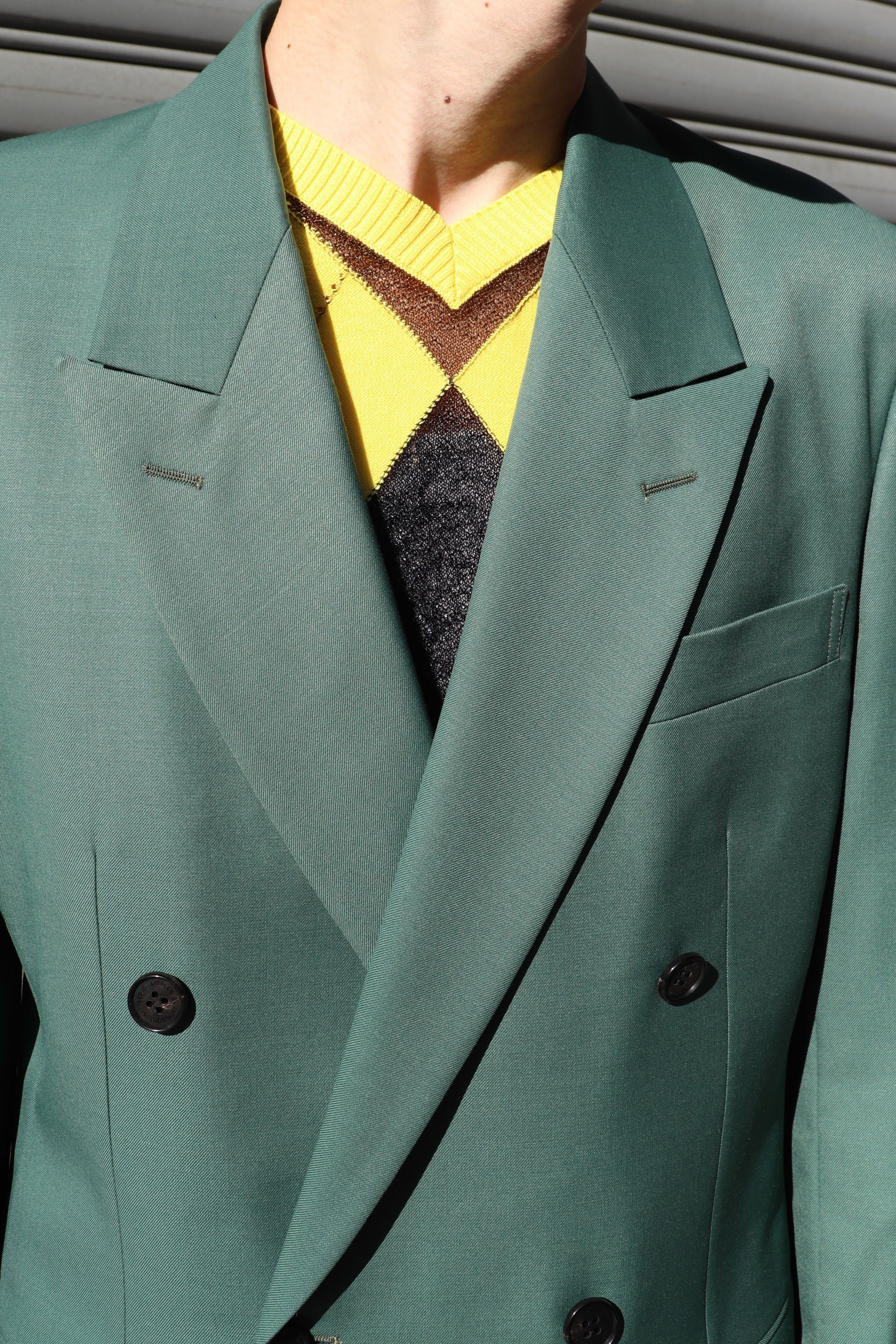LITTLEBIG(リトルビッグ)のDouble Breasted JacketGray or Greenの通販