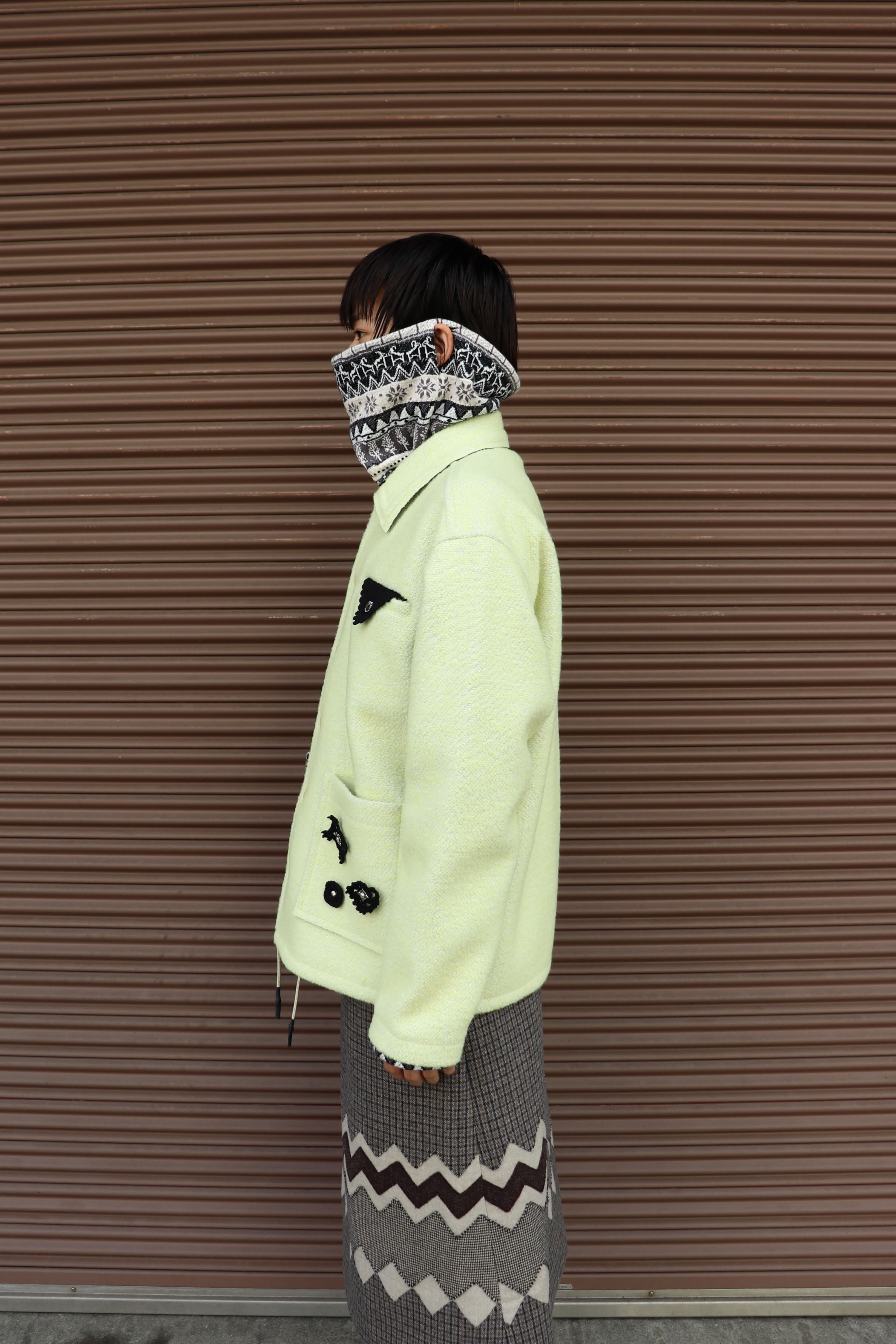 TOGA VIRILIS(トーガ ビリリース)のBoa blouson YELLOWの通販｜PALETTE