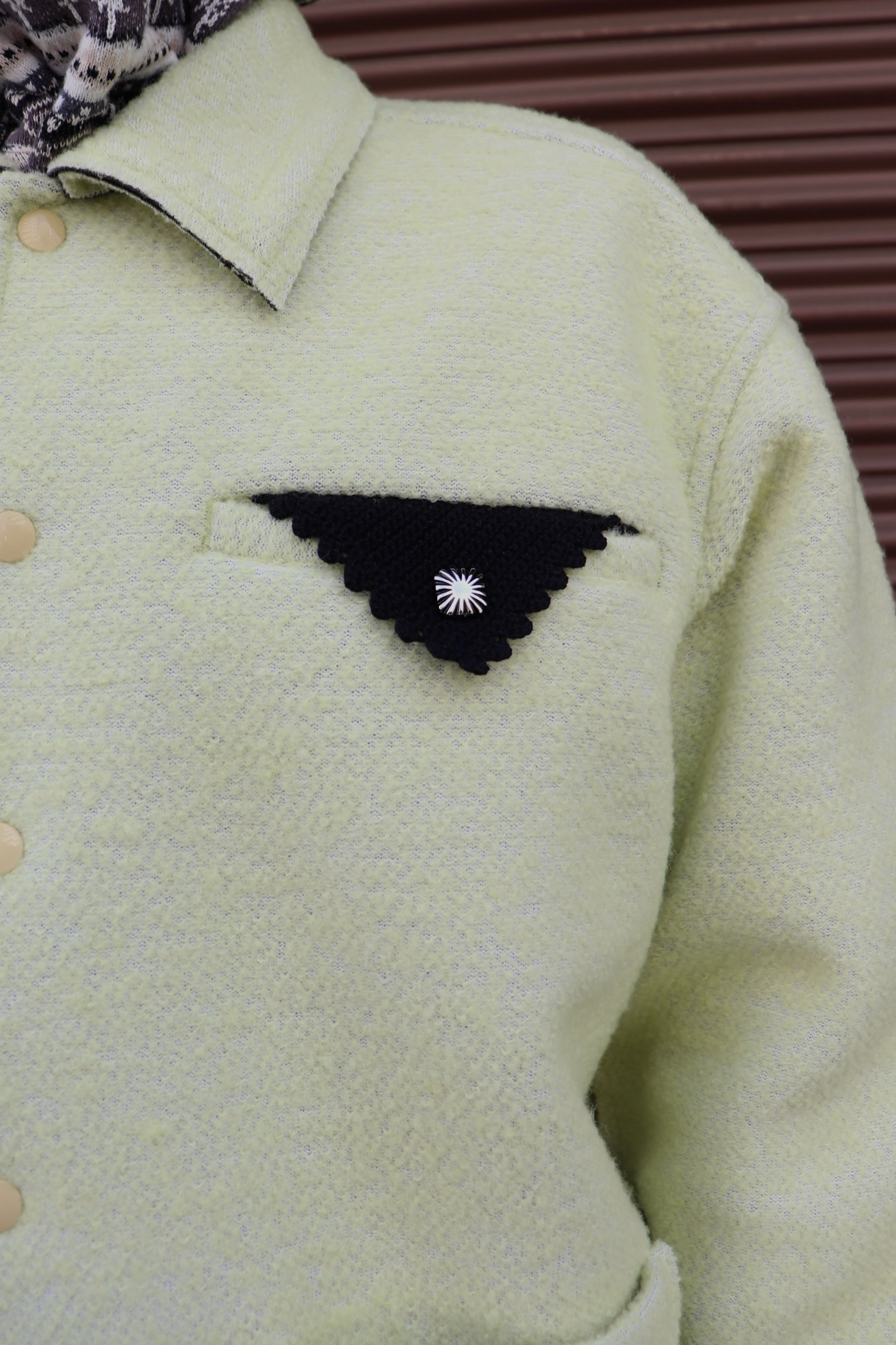 TOGA VIRILIS(トーガ ビリリース)のBoa blouson YELLOWの通販｜PALETTE