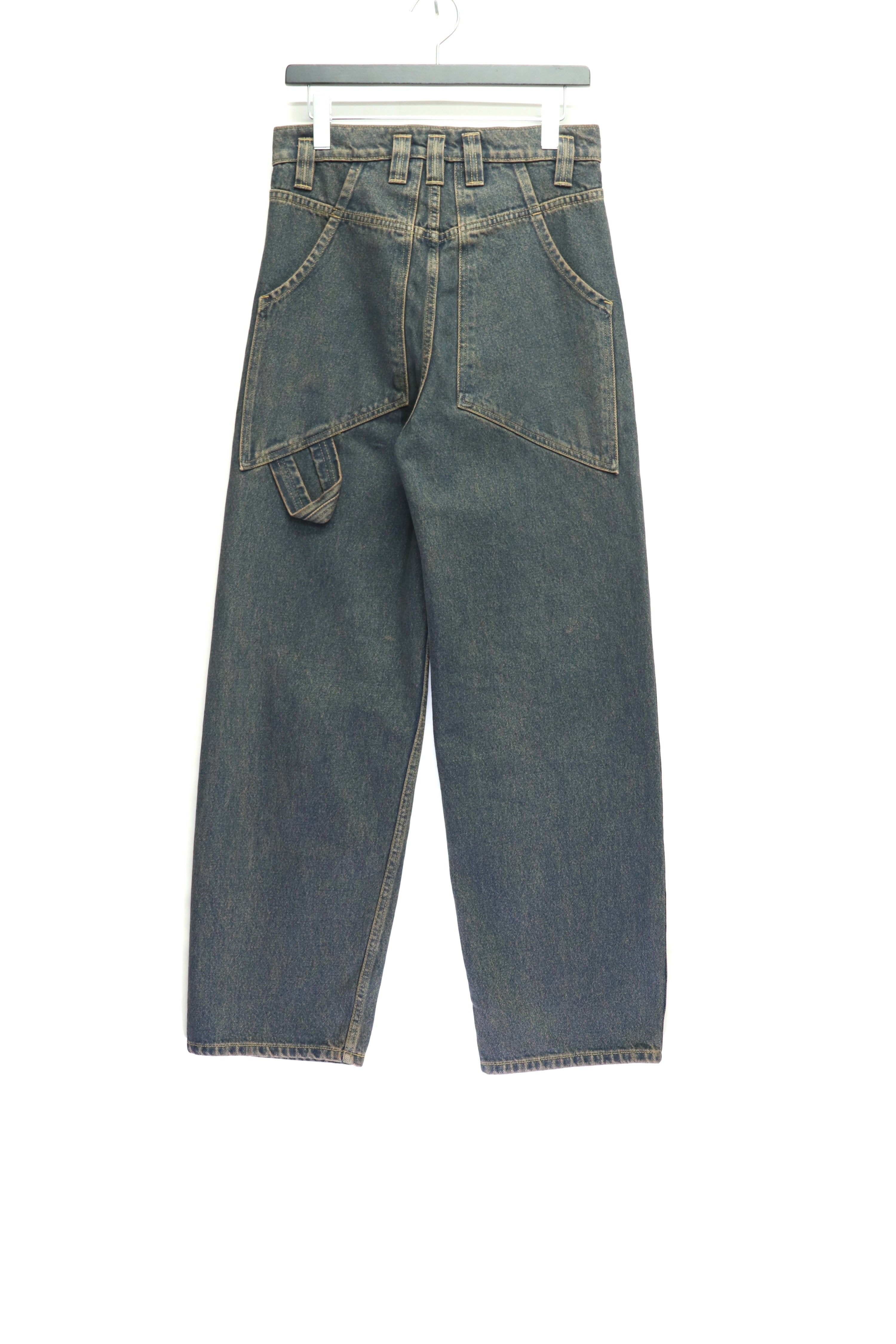 ECKHAUS LATTA(エコーズラッタ)のDOUBLE KNEE BAGGY JEAN VALENCIAの