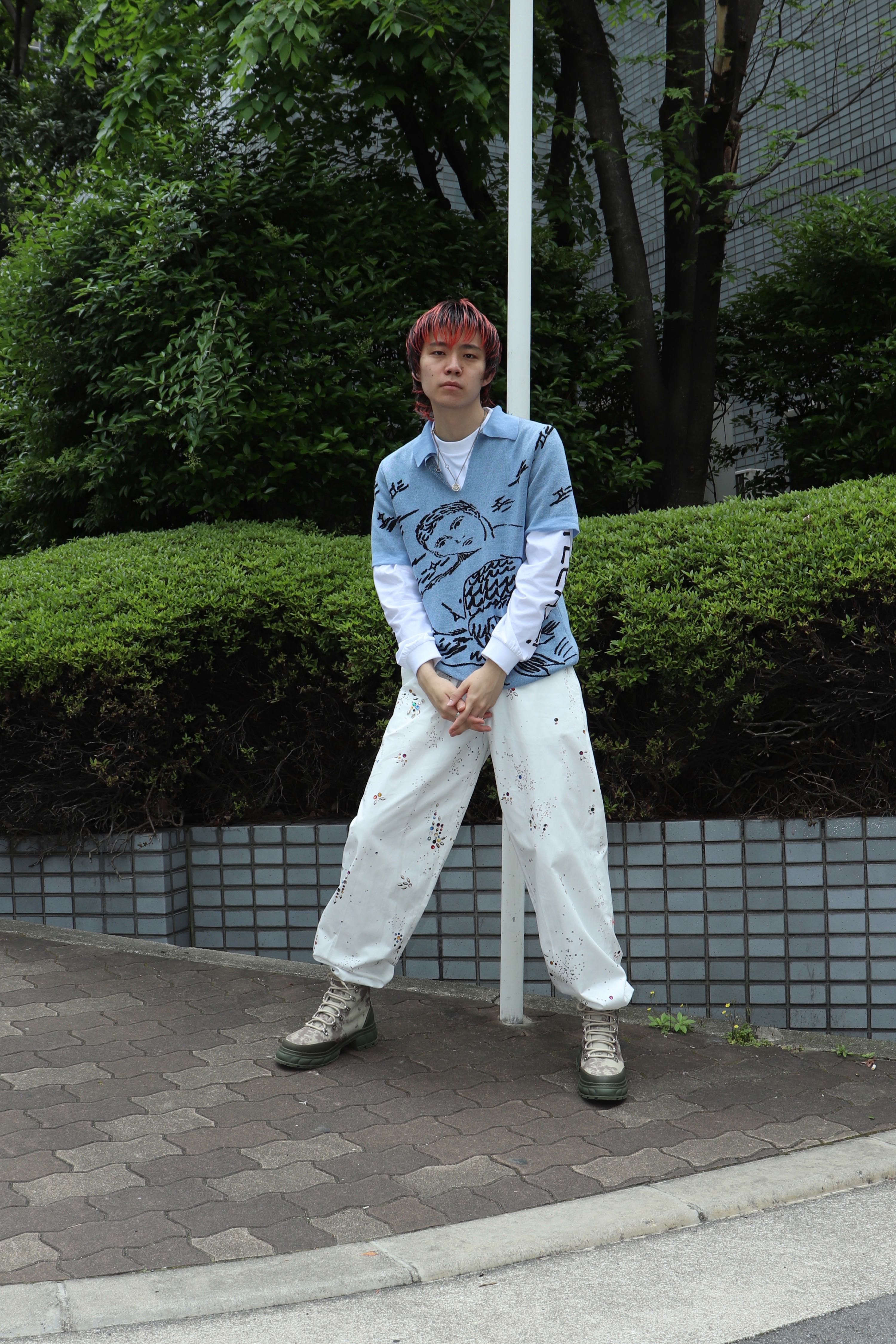 MASU(エムエーエスユー)のGALAXY EASY PANTS WHITEの通販｜PALETTE art