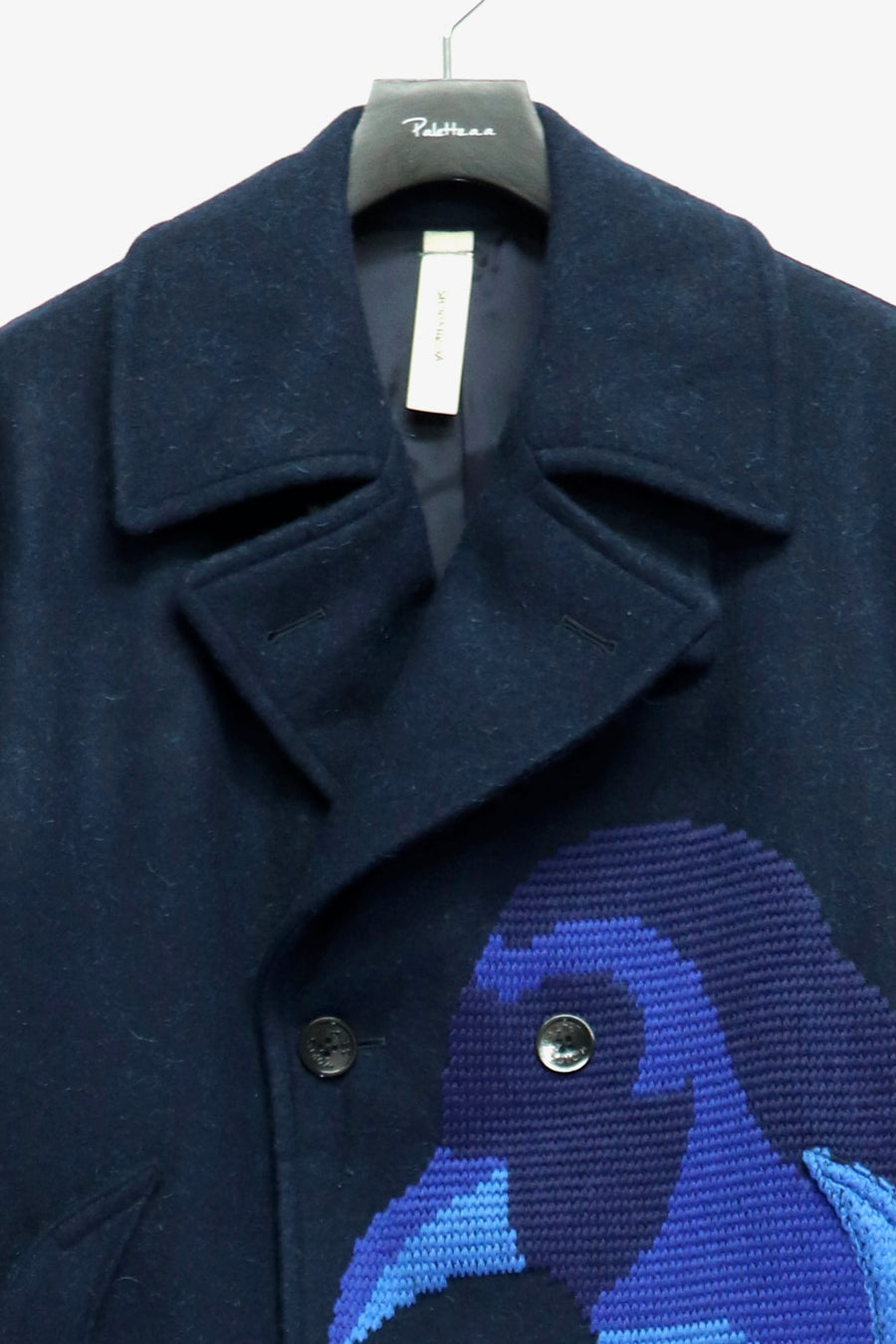 SHINYAKOZUKA  P(ENGUIN) COAT WITH EMBROIDERY
