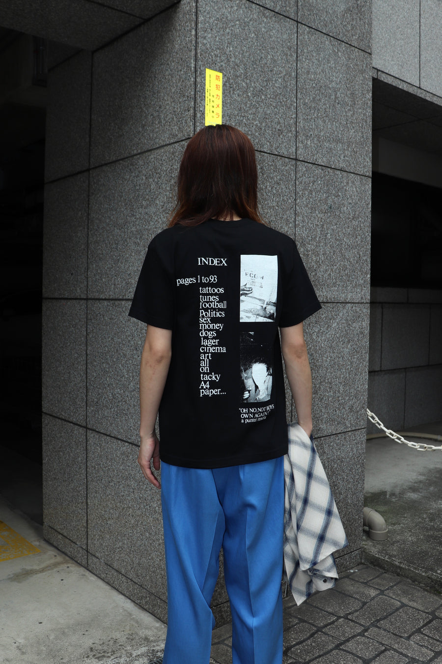 TOGA VIRILIS  Print T-shirt ISSUE ONE BOY'S OWN SP(BLACK)