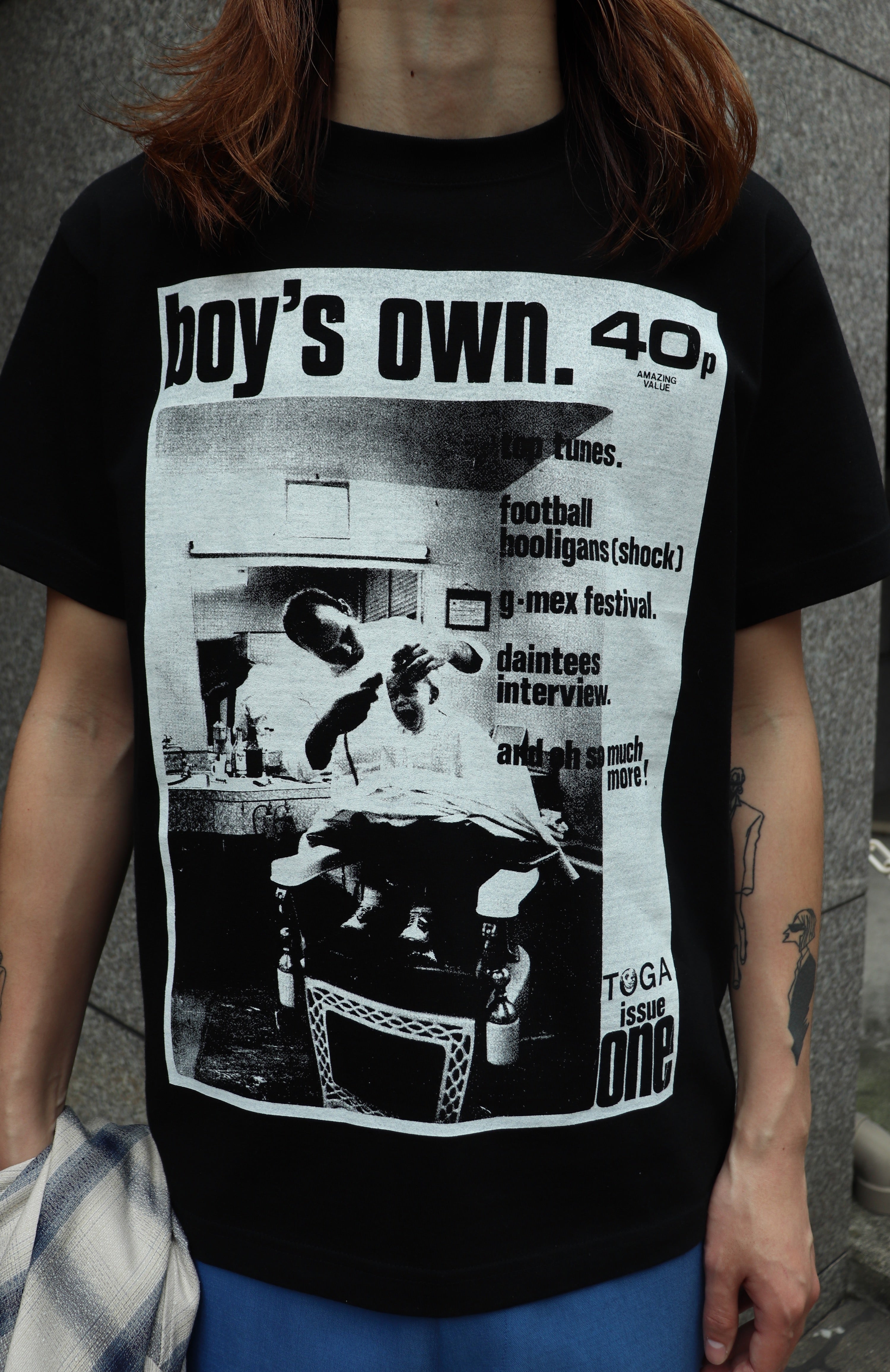 TOGA VIRILIS(トーガ ビリリース)のPrint T-shirt ISSUE ONE TOGA VIRILIS(トーガ ビリリース)のPrint T-shirt ISSUE ONE