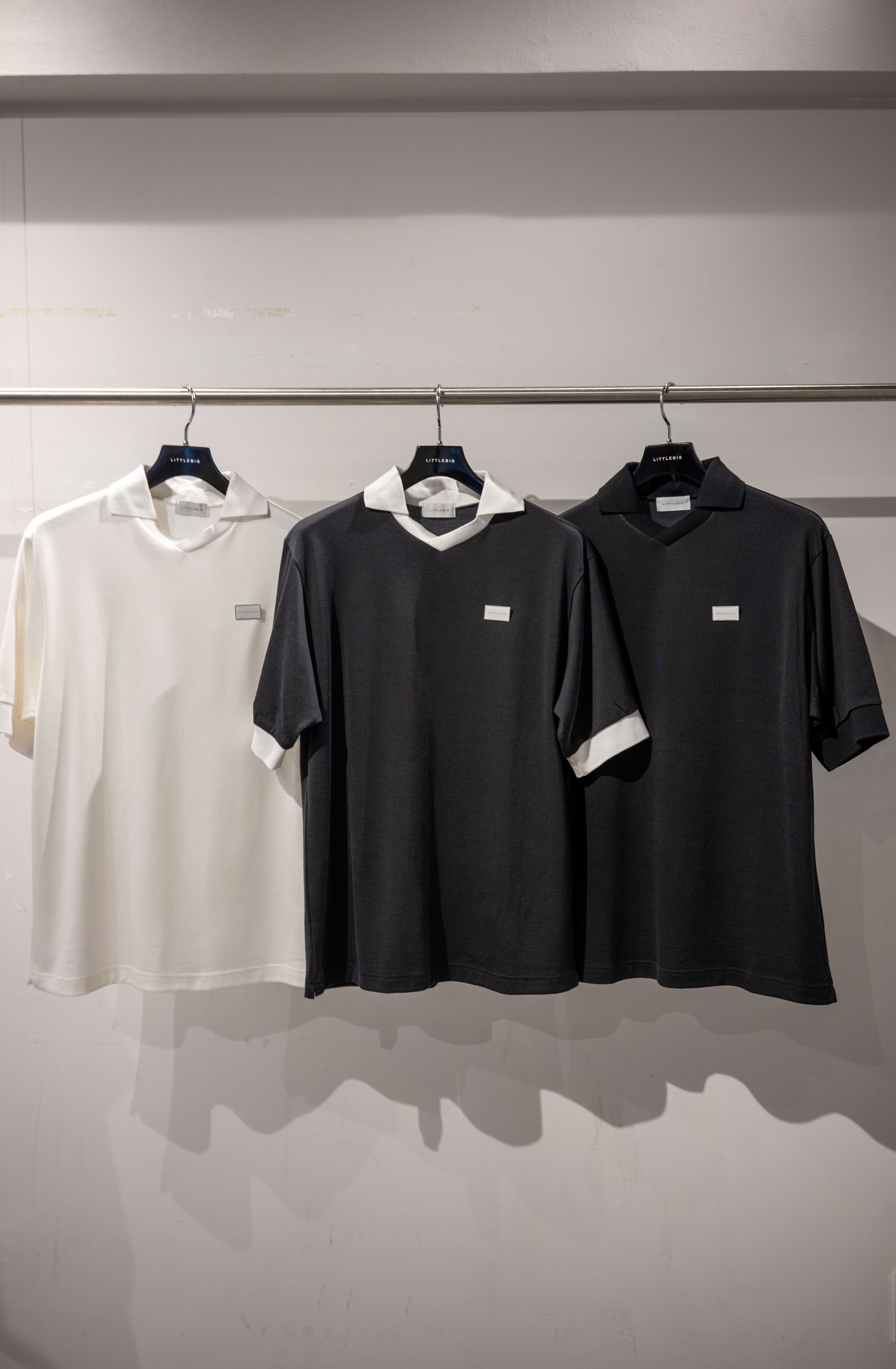 LITTLEBIG(リトルビッグ)のJersey Polo CS Navy(ポロシャツ)の通販