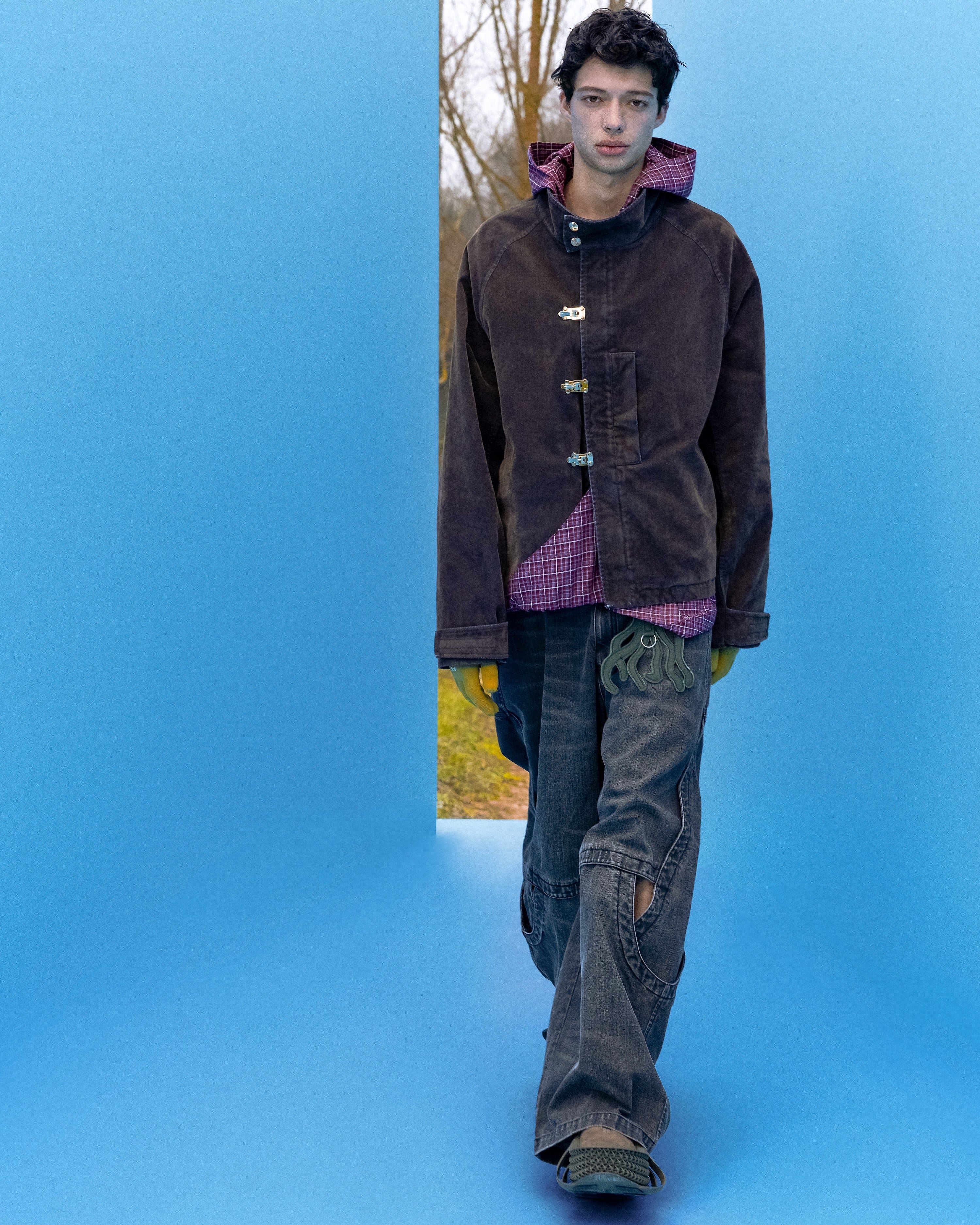 NAMESAKE(ネイムセイク)のRUS TWIST HOODED SHIRTの通販｜PALETTE art
