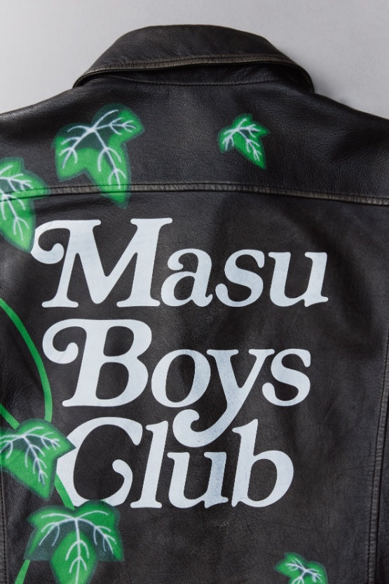 MASU  “MASU X VERDY” M.B.C. LEATHER SPORTS JACKET