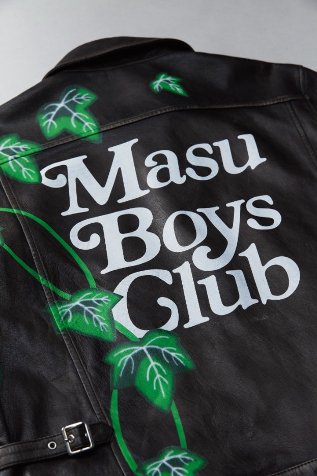 MASU  “MASU X VERDY” M.B.C. LEATHER SPORTS JACKET