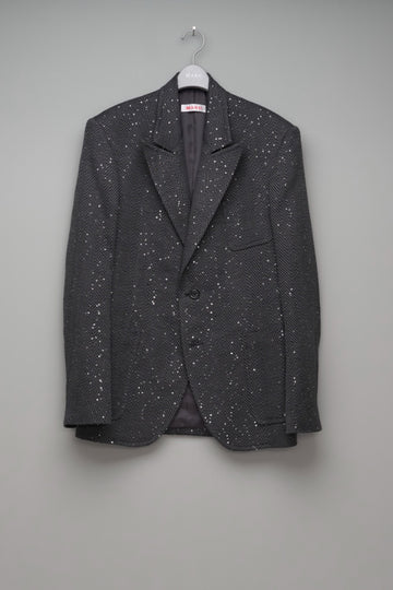 MASU  SPARKLING TAILORED JACKET(DARK GREY)