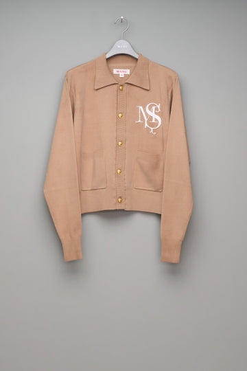 MASU  M.S. CREST CARDIGAN(BEIGE)