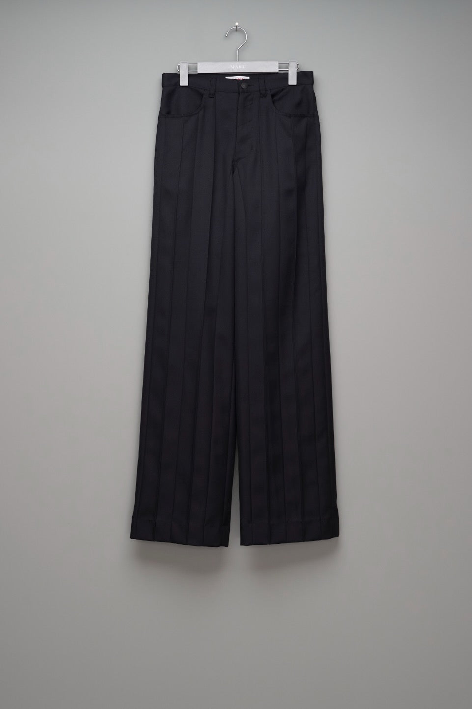 パンツ MASU 25ss PLEATED PANTS BLACK 46 MASU(エムエーエスユー)のPLEATED PANTS BLACKの通販｜PALETTE art
