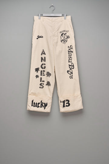 MASU  “MASU X VERDY” M.B.C. MEMORIAL PANTS(CREAM)