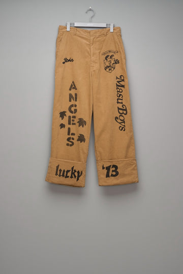 MASU  “MASU X VERDY” M.B.C. MEMORIAL PANTS(BROWN)