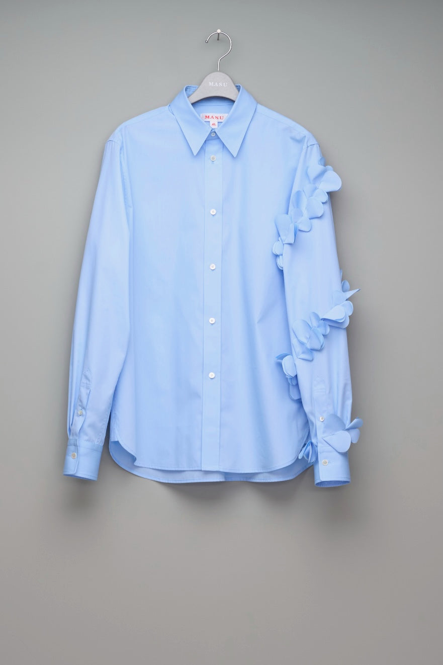 MASU  IVY DRESS SHIRT(SAX)