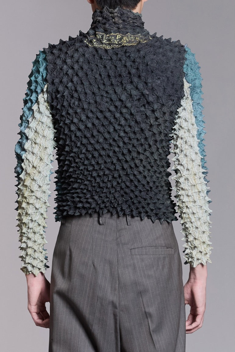 MASU(エムエーエスユー)のSPIKY FLIGHT JACKET SMOKE GREENの通販