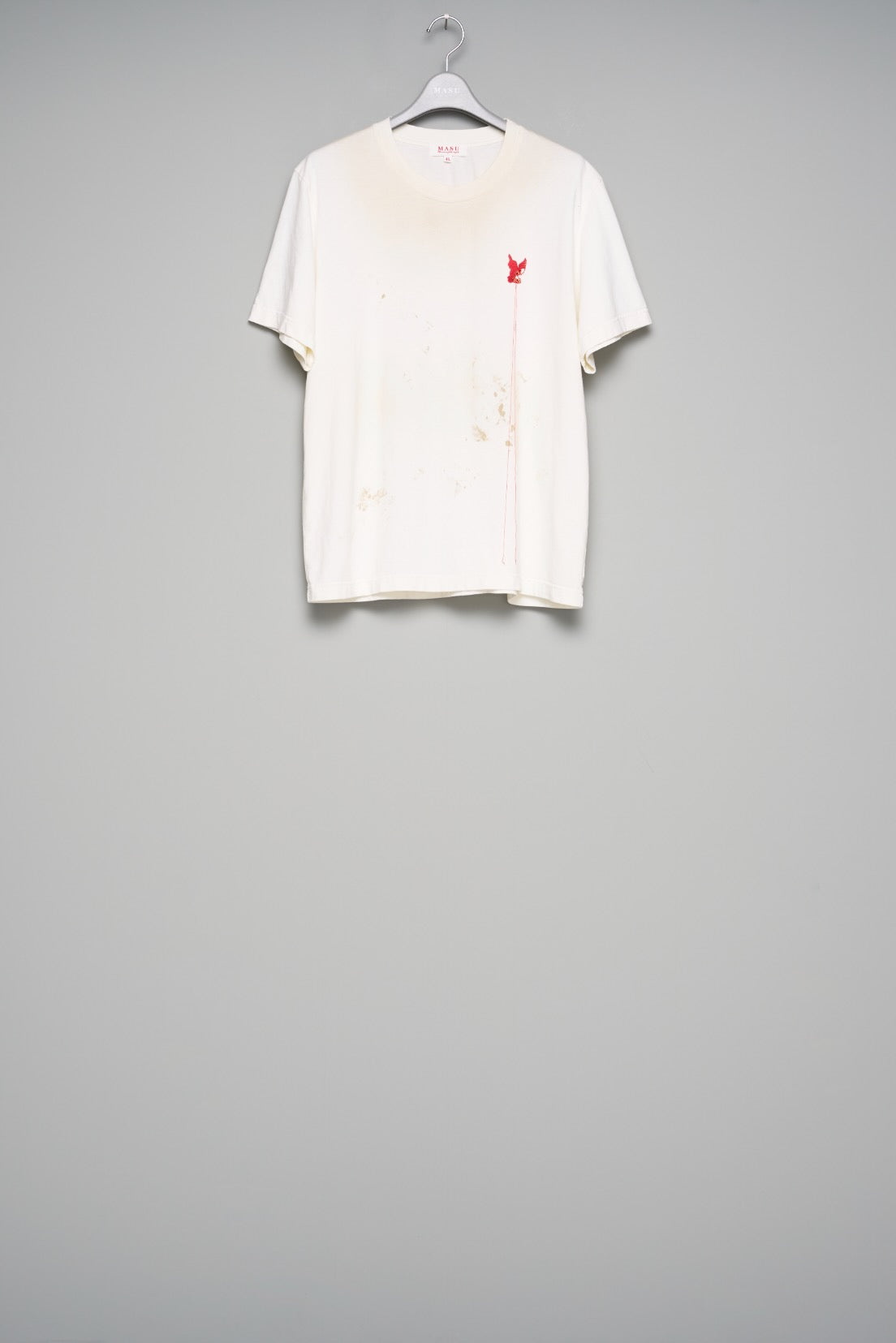 MASU(エムエーエスユー)のWASTED RED ANGEL T-SHIRT WHITEの通販