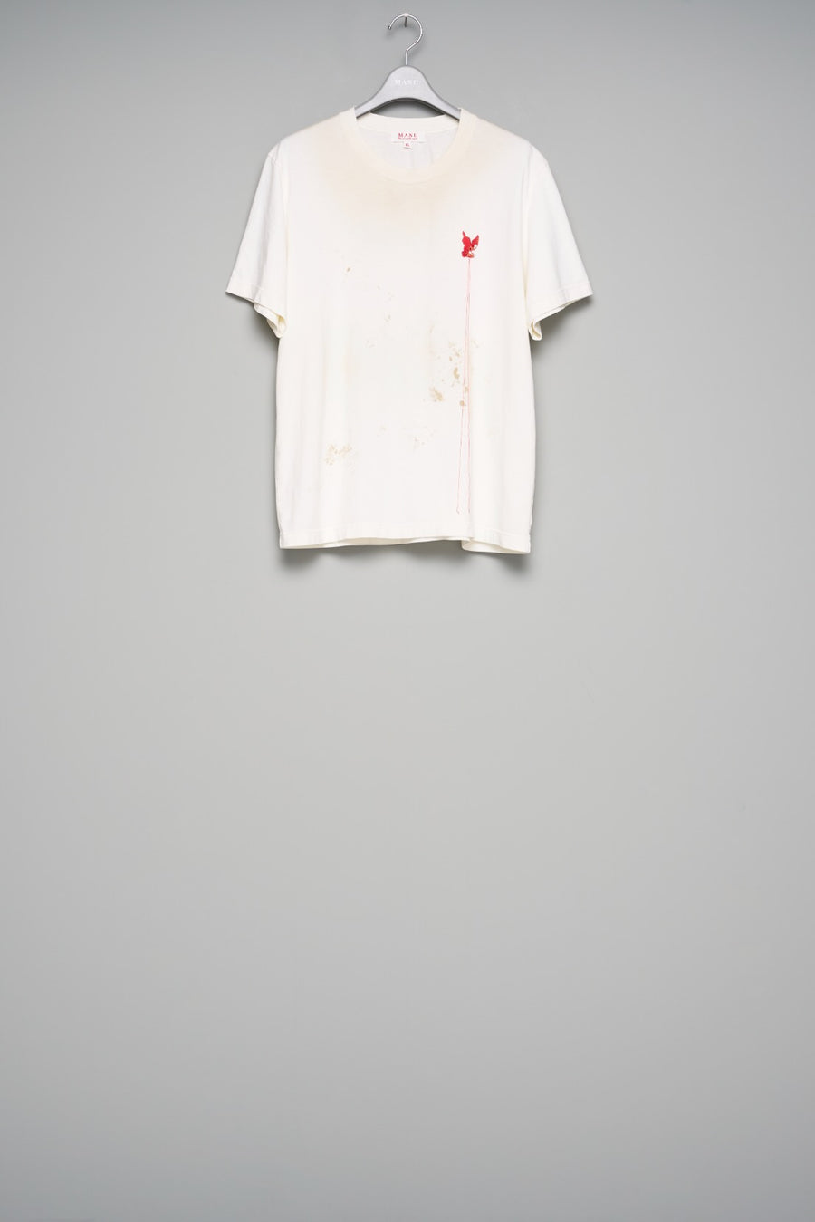 MASU(エムエーエスユー)のWASTED RED ANGEL T-SHIRT WHITEの通販
