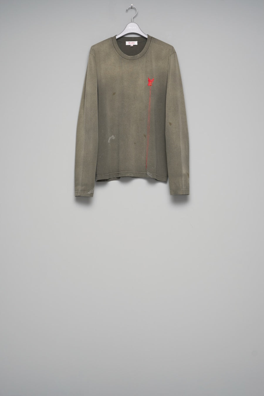 MASU(エムエーエスユー)のWASTED RED ANGEL LONG SLEEVE T-SHIRT OLIVE