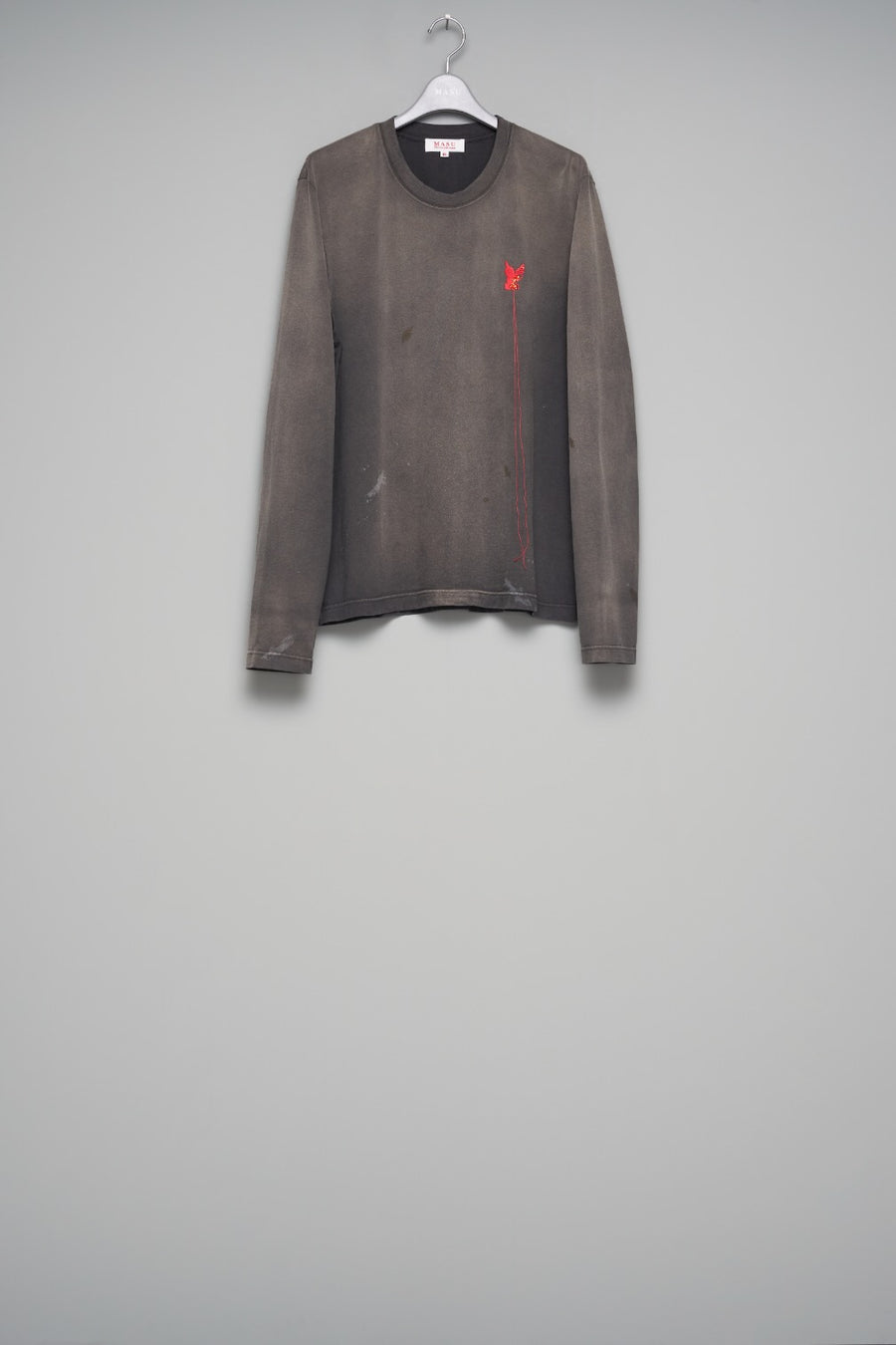 MASU(エムエーエスユー)のWASTED RED ANGEL LONG SLEEVE T-SHIRT BLACK