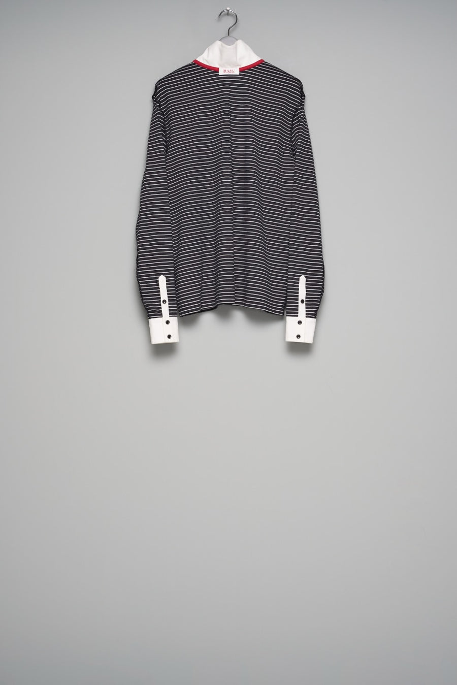コ*ラ様 26SS MASU OPPOSITE STRIPE PULLOVER OPPOSITE STRIPE PULLOVER SHIRT｜MASU