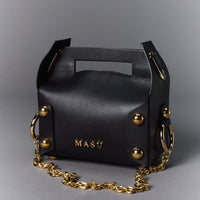 MASU(エムエーエスユー)のLEATHER CAKE BAG BLACK(バッグ)の通販