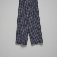 MASU(エムエーエスユー)のSPARKLING PLAID WIDE EASY PANTS BLACKの