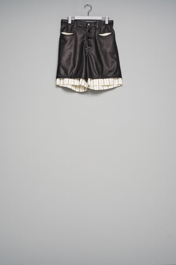 MASU(エムエーエスユー)のLEATHER SHORTSの通販｜PALETTE art aliveの