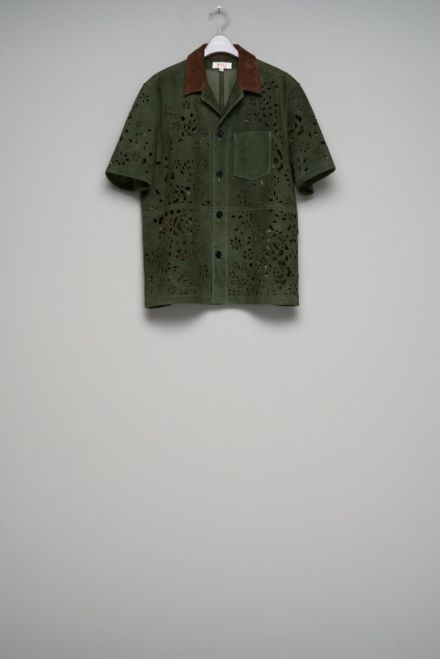 MASU(エムエーエスユー)のBANDANA HOLE LEATHER HALF SLEEVE SHIRT