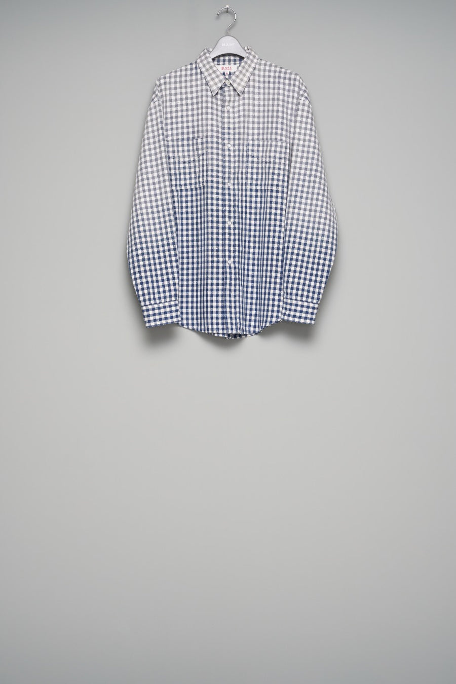 MASU(エムエーエスユー)のFADED SPARKLING PLAID SHIRT BLUEの通販