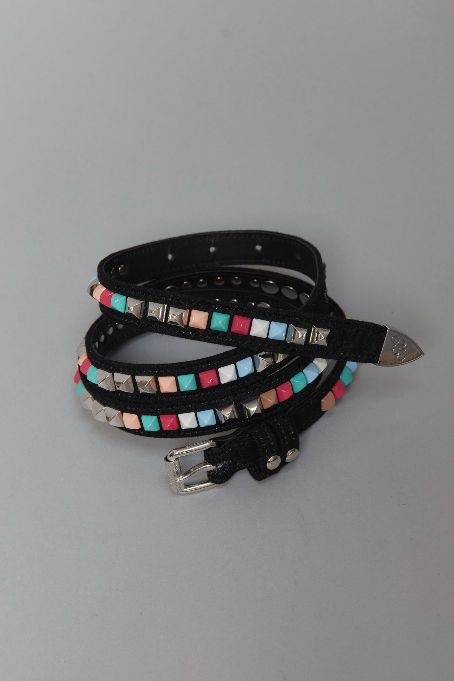 小物 masu candy studs belt MASU(エムエーエスユー)のCANDY STUDS BELT BLACKの通販｜PALETTE art