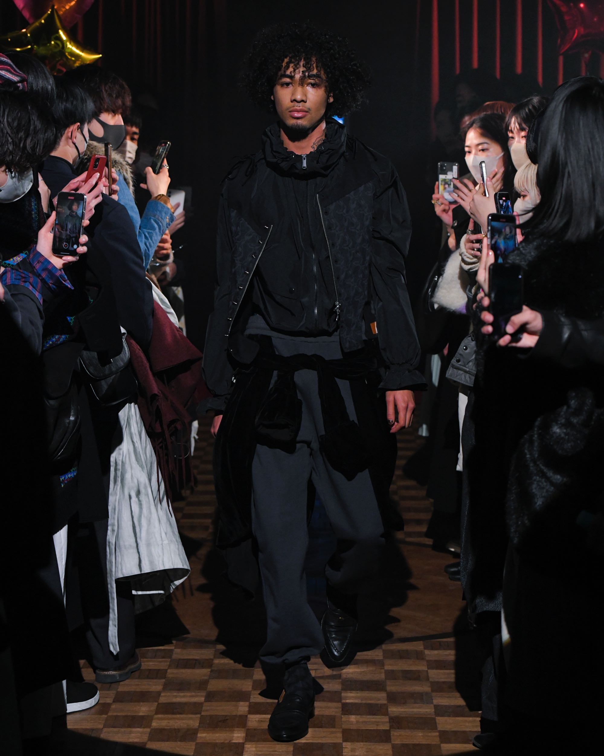 MASU ナイロンジャケット NYLON HOODED JACKET GRAY MASU ナイロンジャケット NYLON HOODED JACKET GRAY MASU(エムエーエス