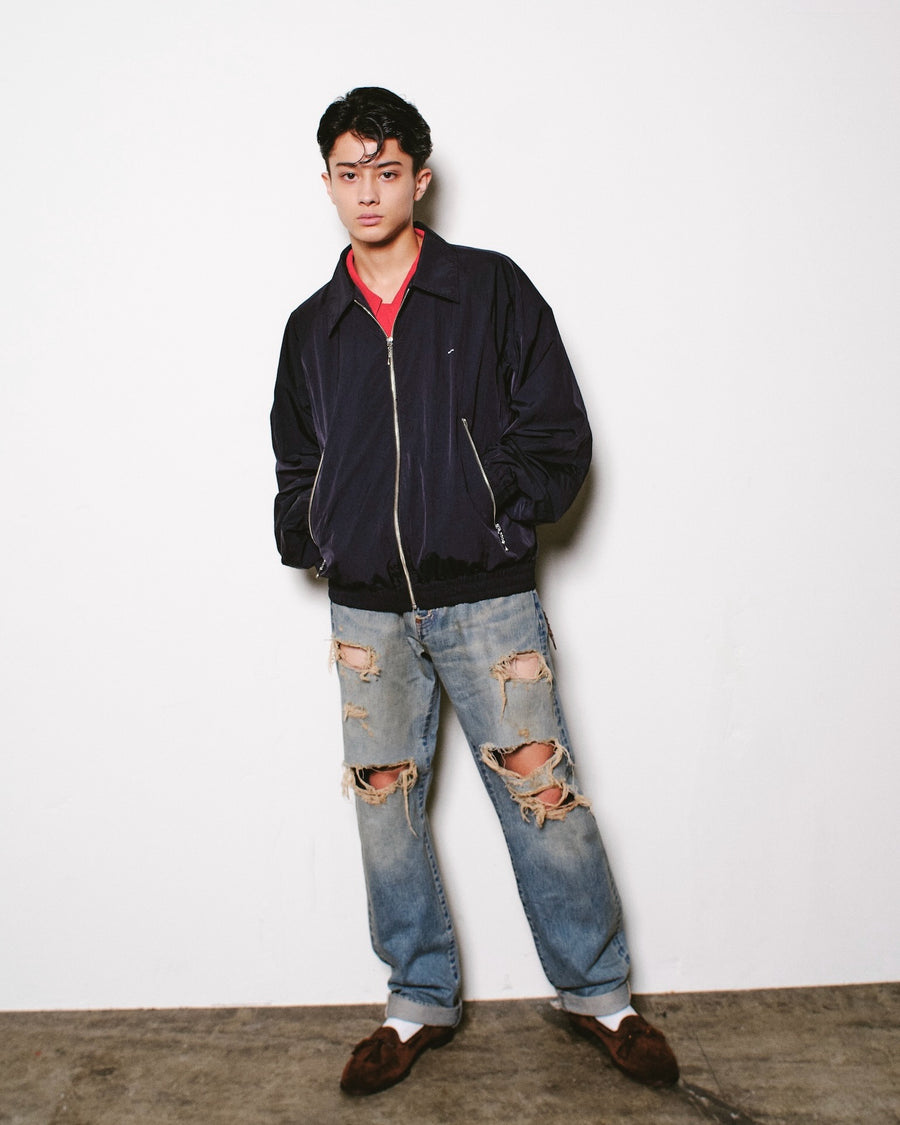 SUGARHILL  DAMAGED MODERN DENIM PANTS STRAIGHT CUT