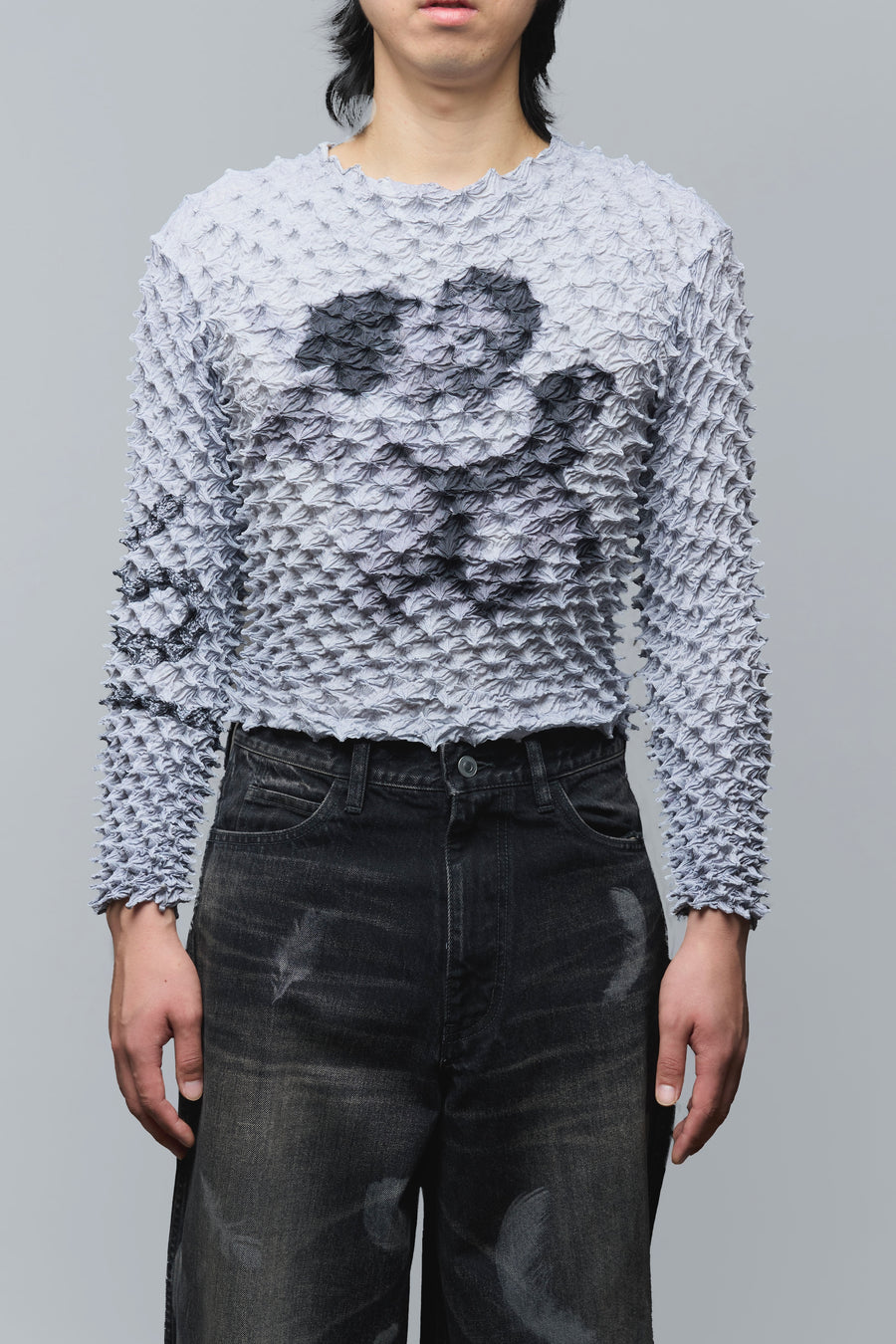 MASU  SPIKY TOPS(GRAY)