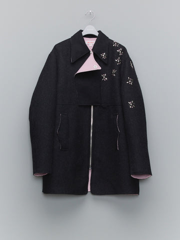 MASU  RAINDROP STUDS COAT