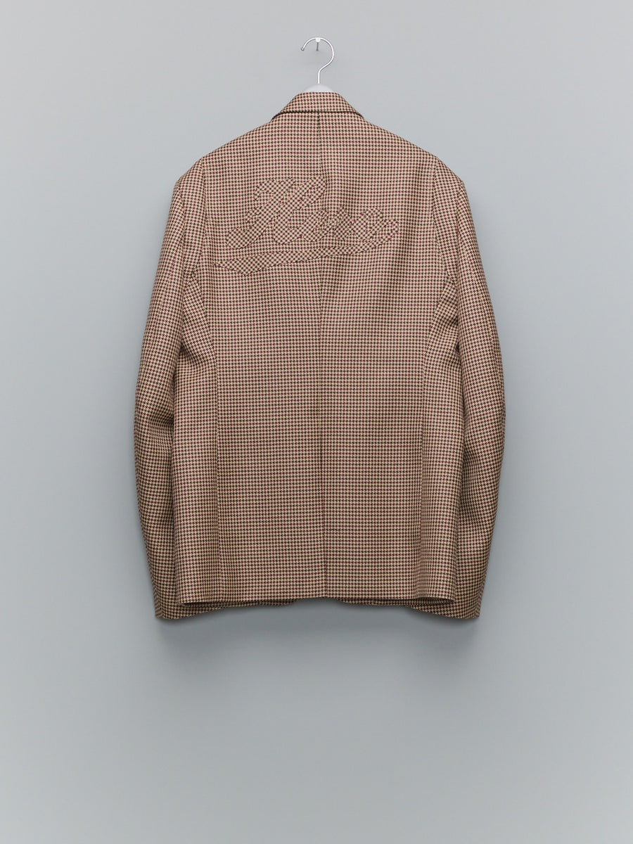 MASU  VARSITY TAILORED JACKET(BROWN)