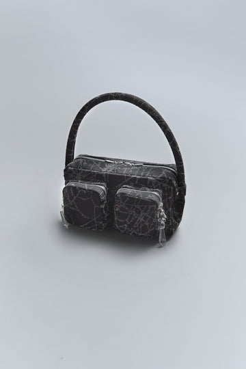 MASU  FLOCKY WEB MINI BAG(BLACK)