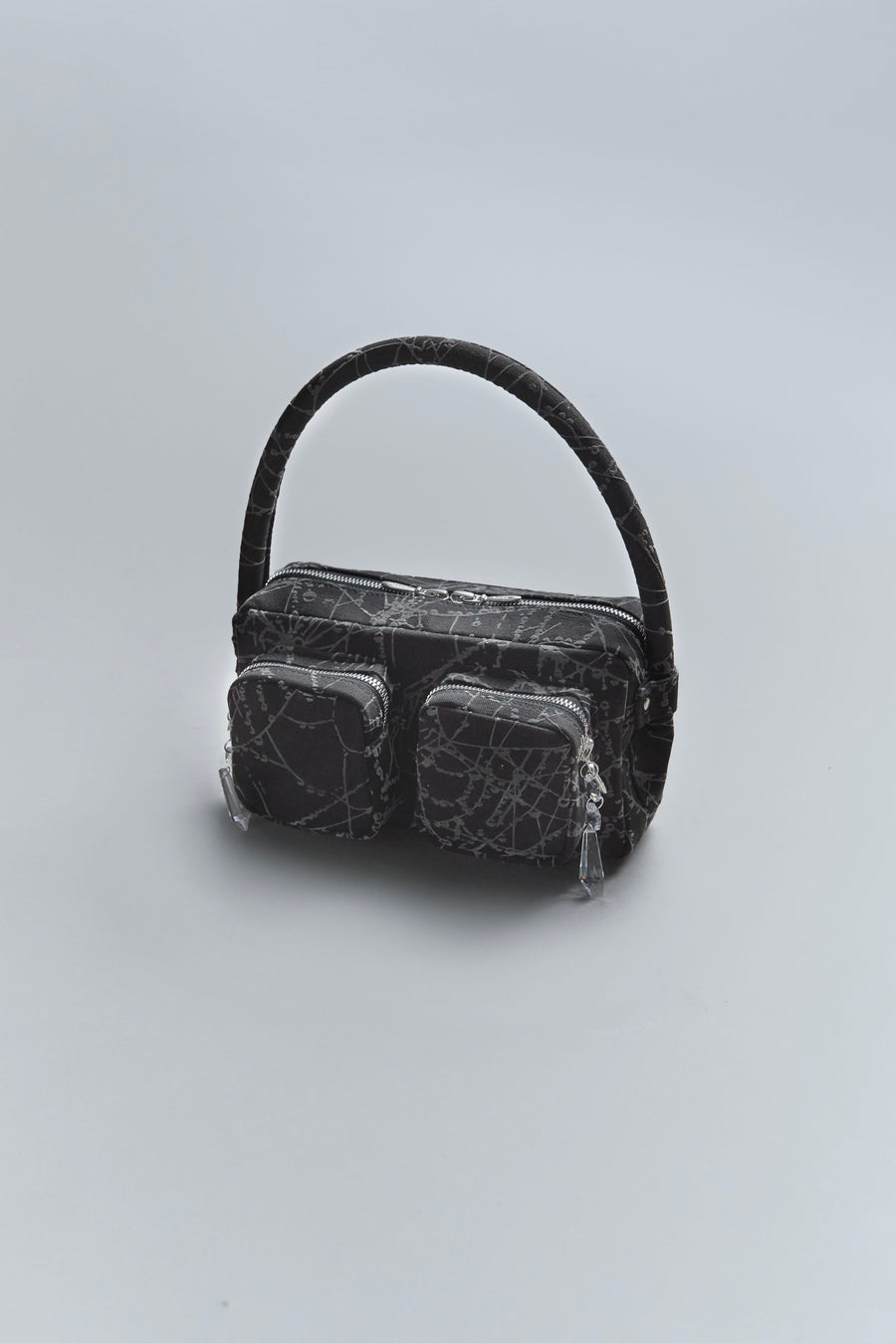 MASU  FLOCKY WEB MINI BAG(BLACK)