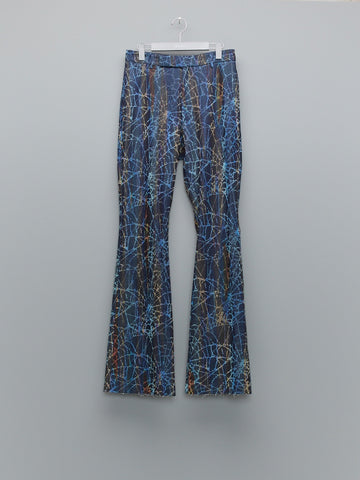 MASU  FLOCKY RAINBOW WEB FLARE PANTS