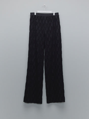 MASU  ANGEL PILE JACQUARD SWEAT PANTS(BLACK)