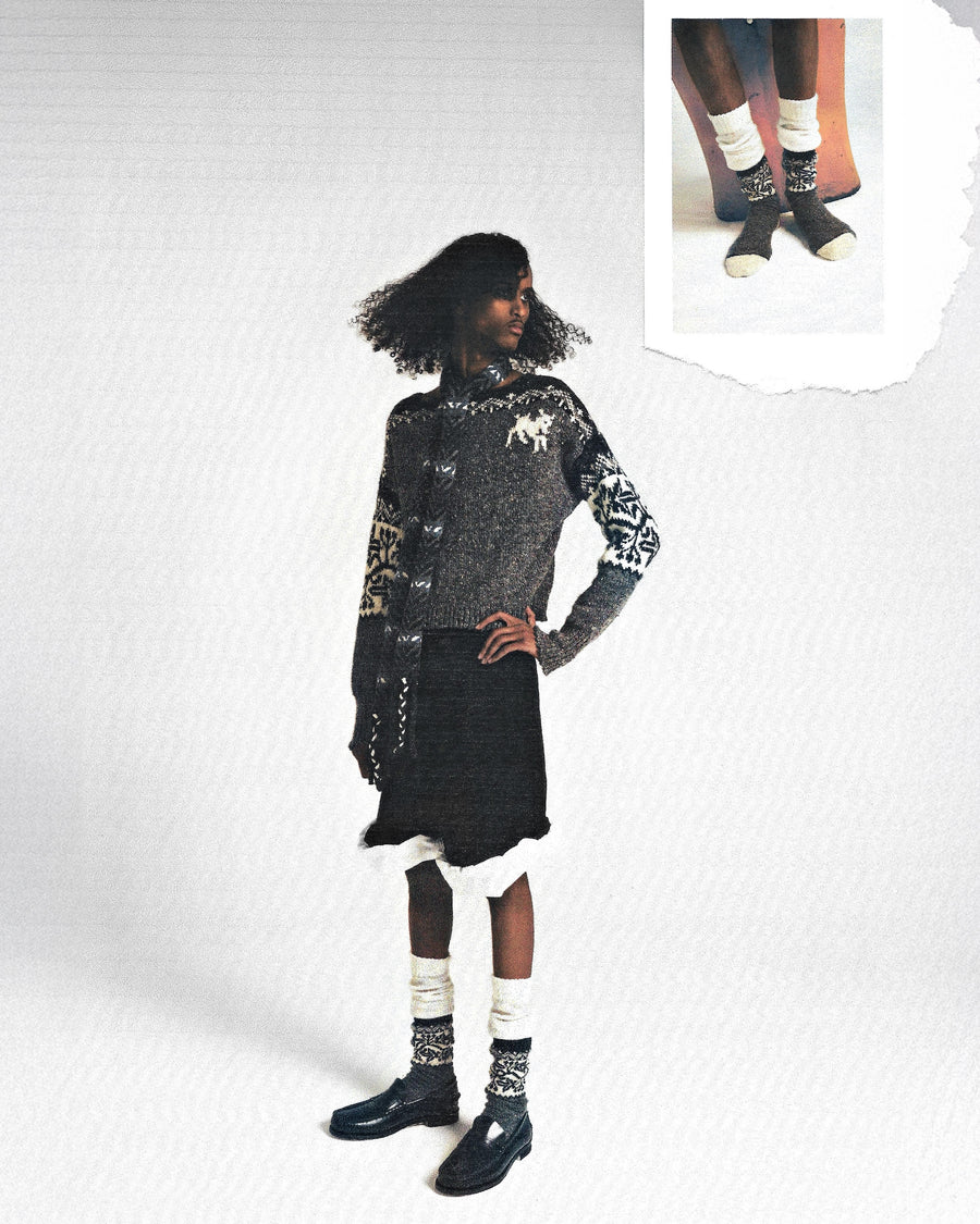 Oscar Ouyang  SHEEP FAIR ISLE JUMPER