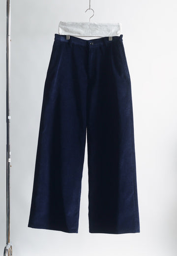 SOSHIOTSUKI  DOUBLE BELTLOOP CORDUROY PANTS(NAVY)