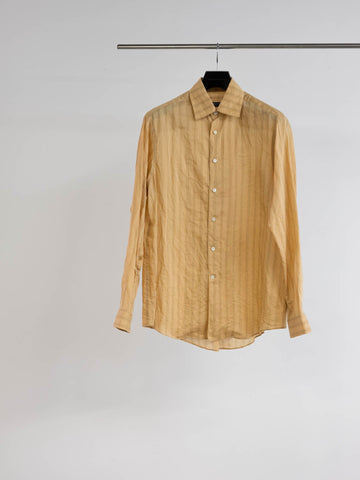 SOSHIOTSUKI  VINTAGE LAWN L/S SHIRT(YELLOW)