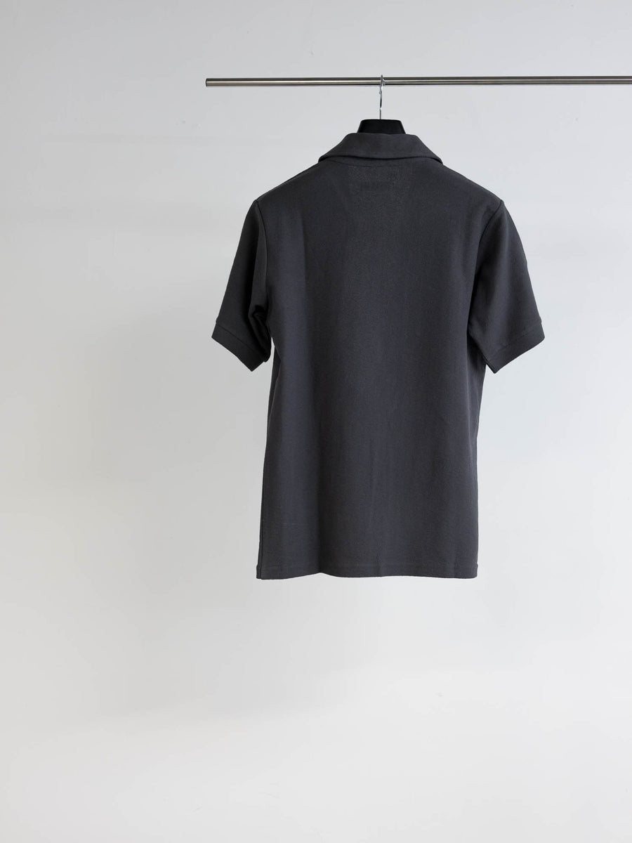 SOSHIOTSUKI  DRY COTTON SKIPPER SHIRT(DARK GRAY)