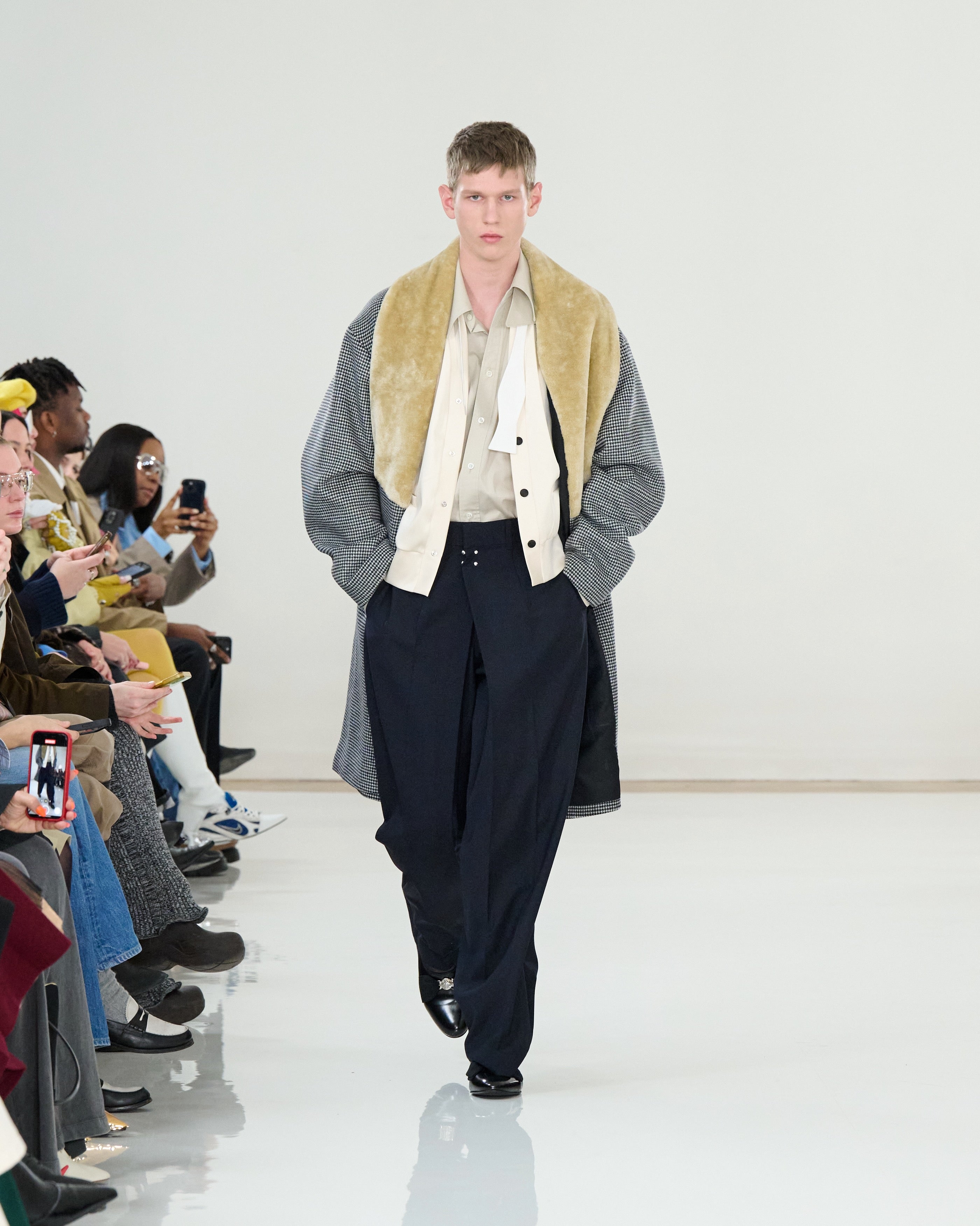 TOGA VIRILIS(トーガ ビリリース)のHoundtooth coatの通販｜PALETTE