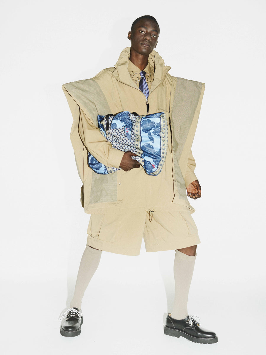 TOGA VIRILIS(トーガ ビリリース)のWeather cloth ponchoの通販
