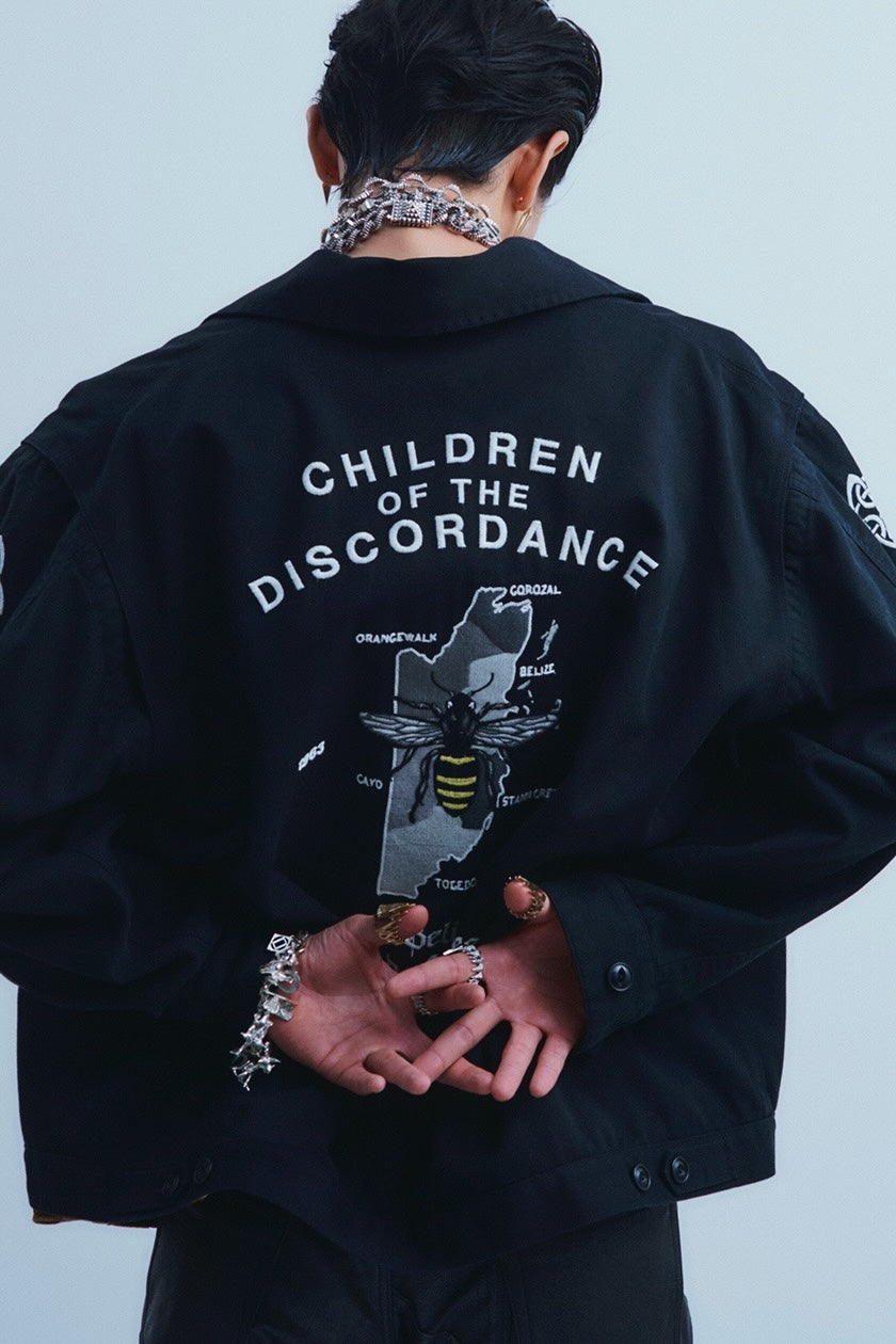 Children of the discordance  DICKEIS SOUVENIR JACKET(BLACK)