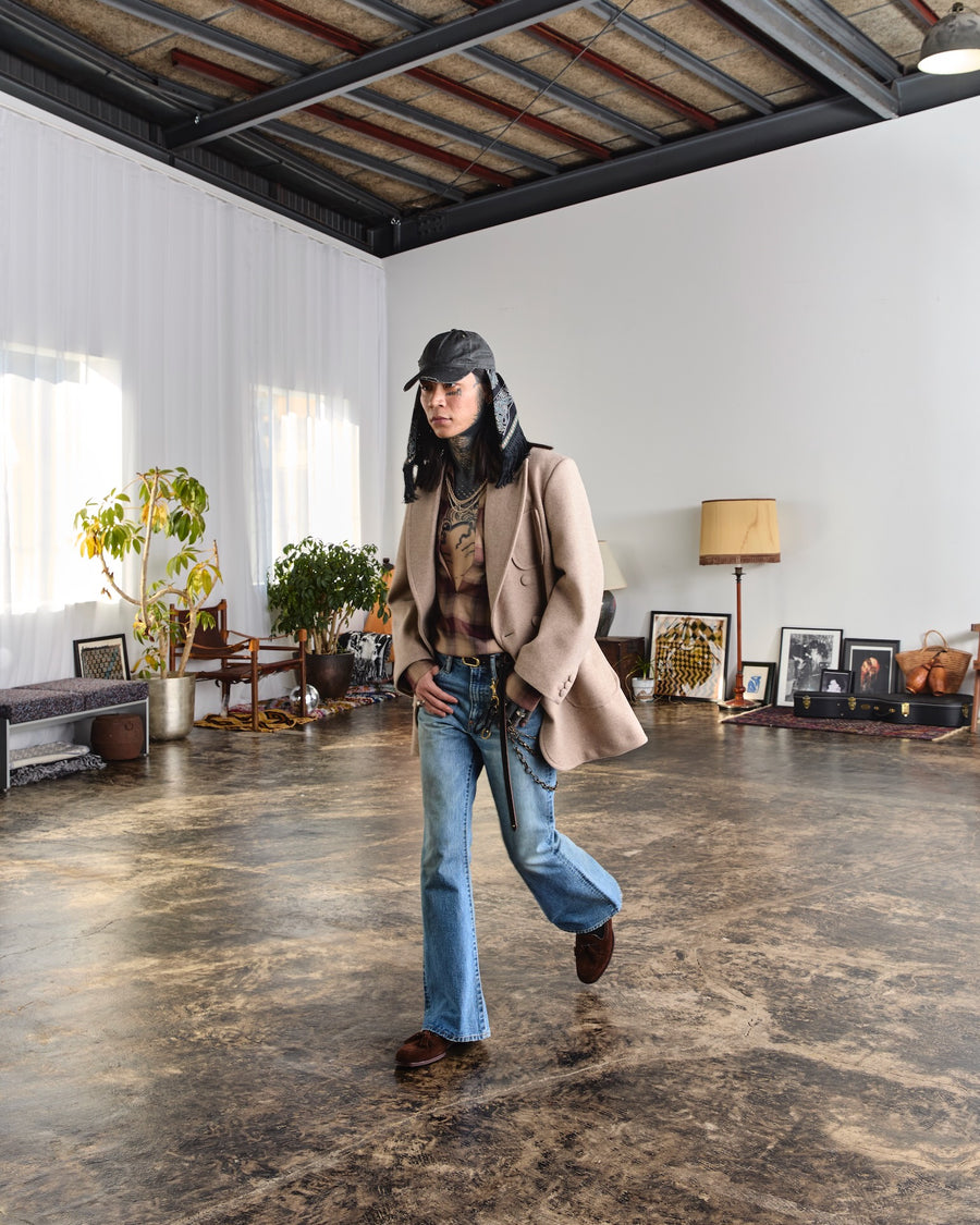 sugarhill　FADED MODERN DENIM FLARED FADED MODERN DENIM PANTS FLARED CUT – SUGARHILL TOKYO