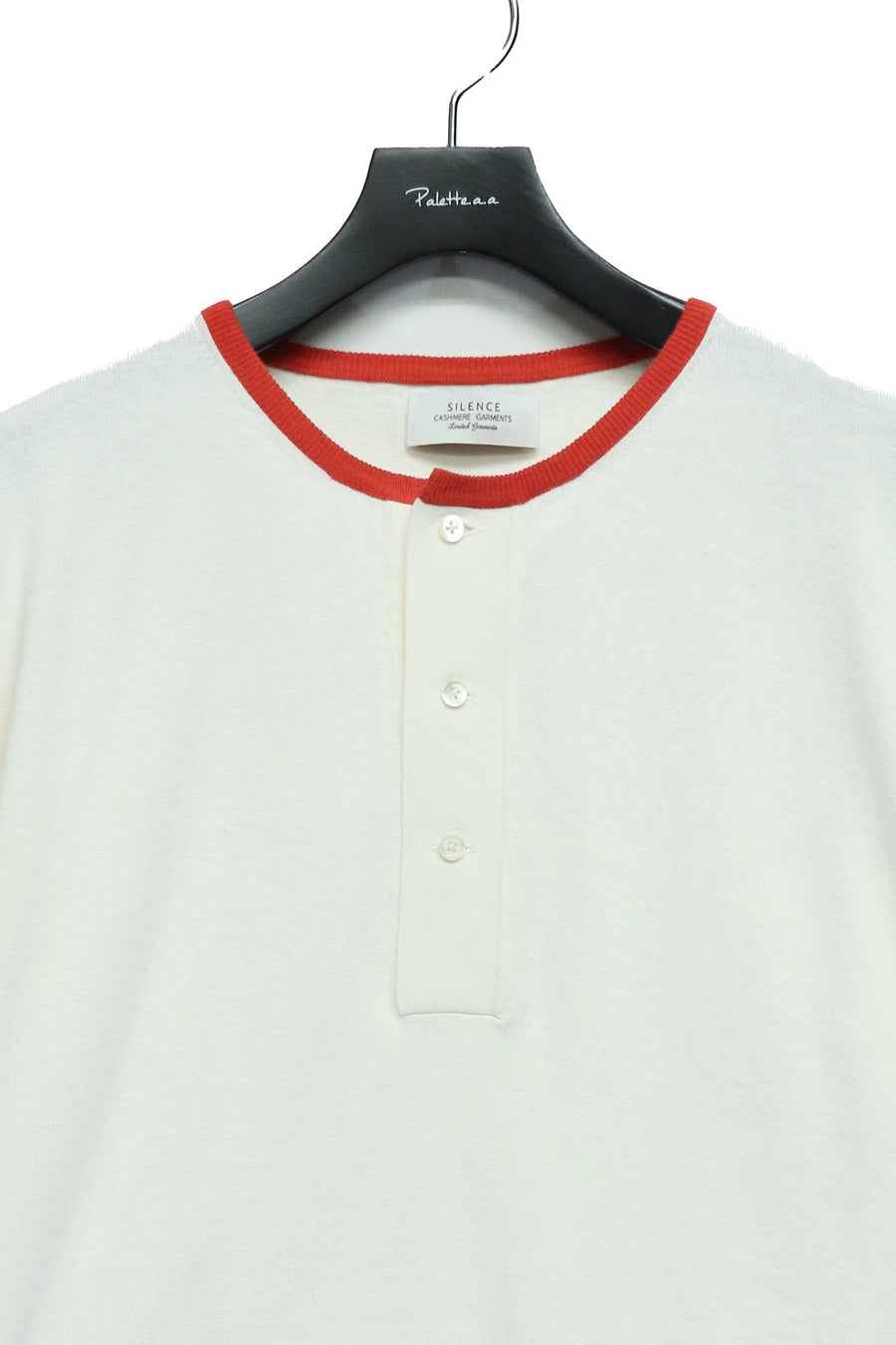 LEH  Henry Neck T-SH(WHITE)